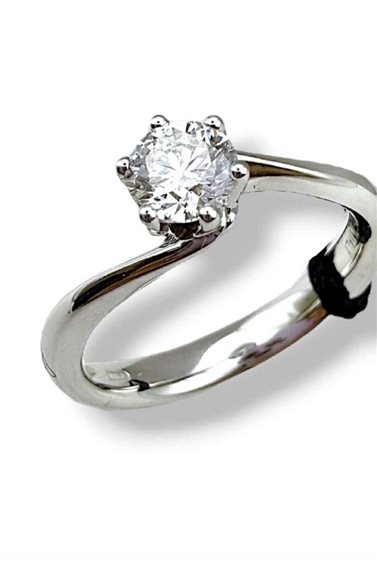 Anello Recarlo Donna in Oro bianco Diamante 0.50 Ct R01SO028/051-14 RECARLO - R01SO028/051-14 RECARLO